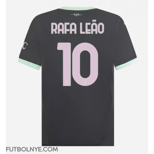Camiseta AC Milan Rafael Leao #10 Tercera Equipación 2024-25 manga corta